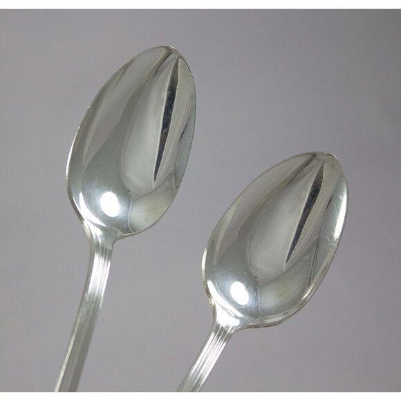 Vintage Lenox Silverplate 1933 by Wallace Silver Deerfield Iced Tea Spoons 6 - Picture 5 of 9